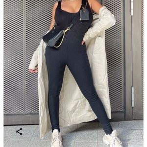 BRAND NEW Parisian official black ribbed jumpsuit